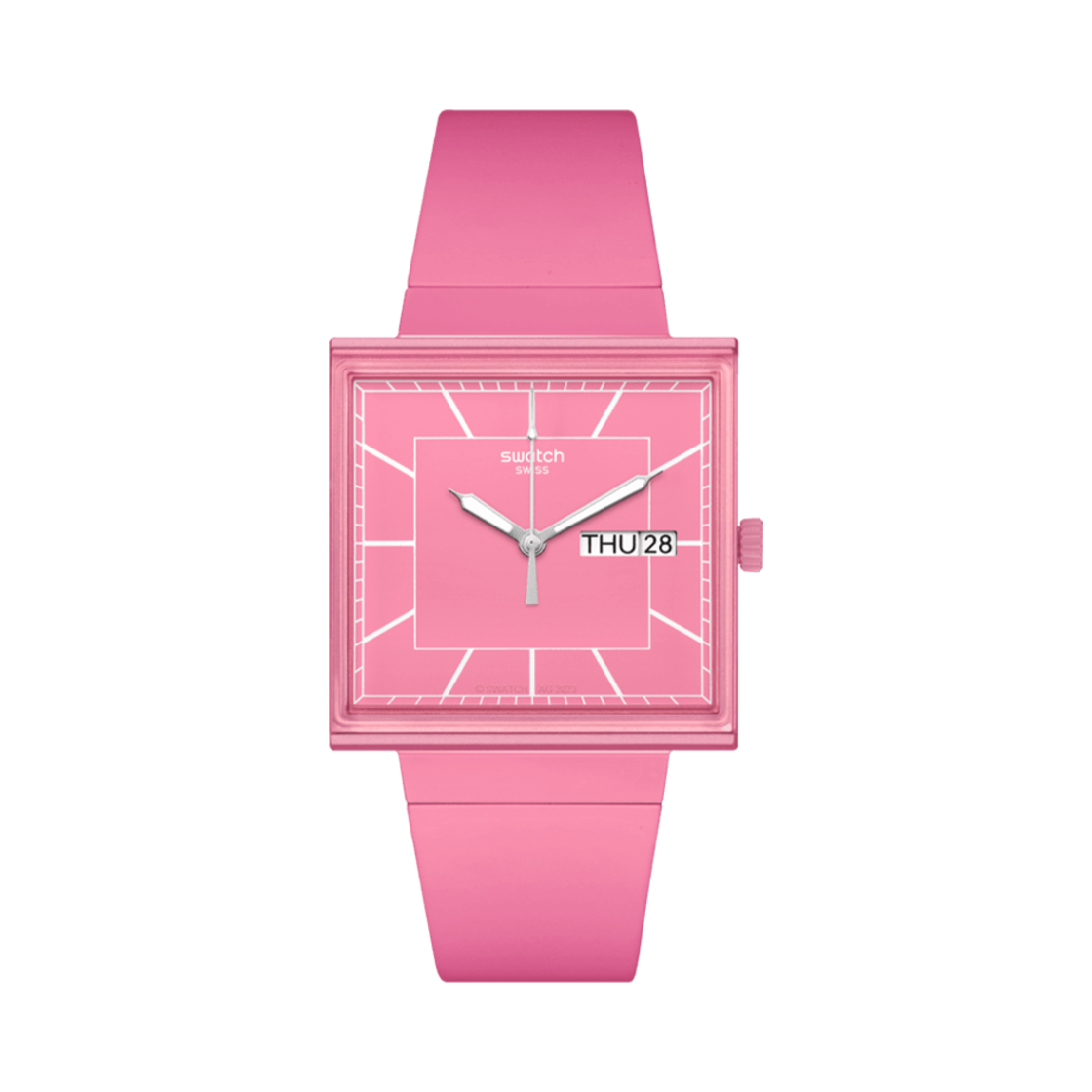 SO34P700 Swatch What If 41.8mm Quartz Rose