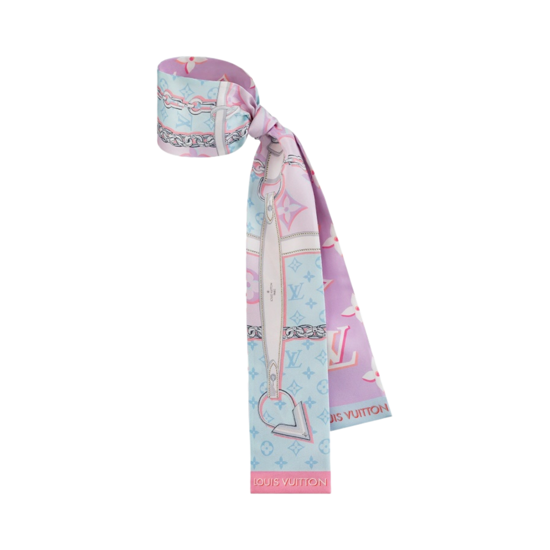 (W) 루이비통 방도 퍼펙트 매치 블루 로즈((W) Louis Vuitton Bandeau Perfect Match Bleu Rose) - 2