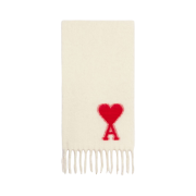 AMI de Coeur Oversize Muffler Off White