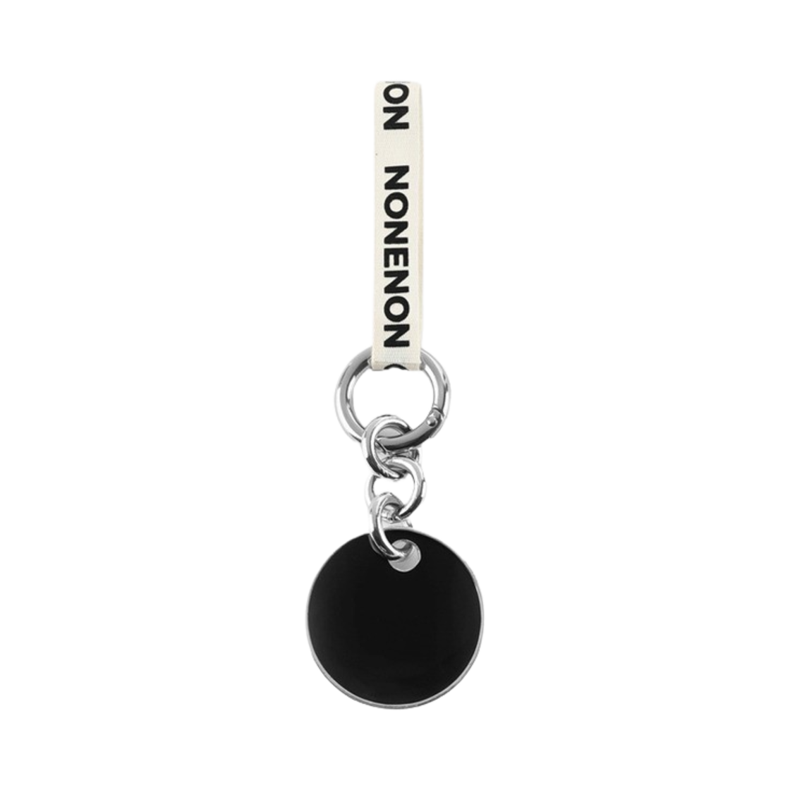 NONENON-067 Nonenon Black Circle Keyring Short