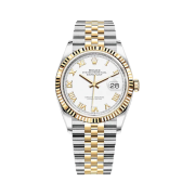Rolex Datejust 36mm 126233 White Roman Jubilee