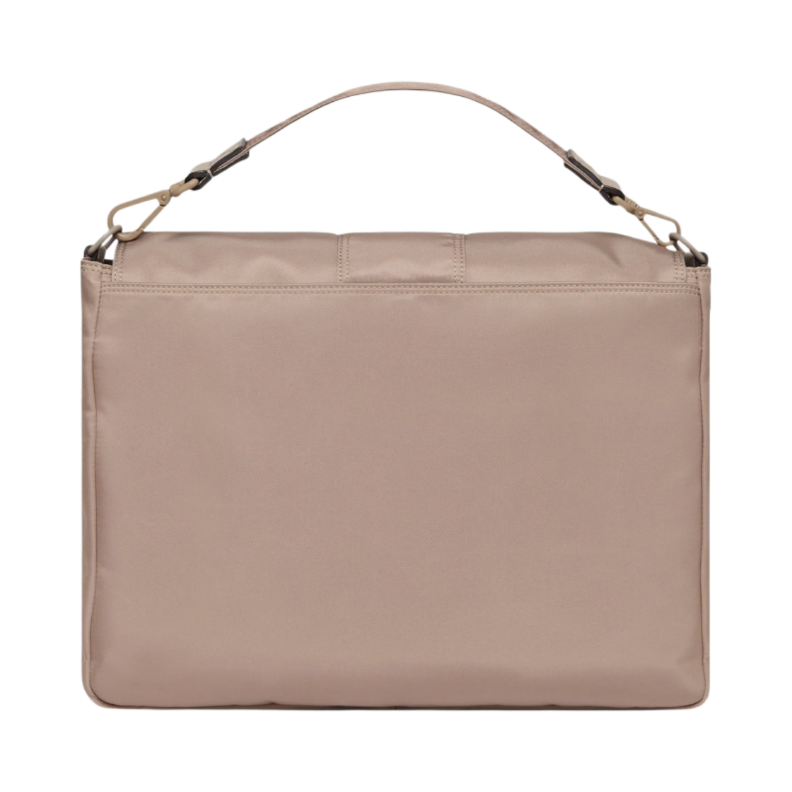 펜디 라지 나일론 바게트 메신저백 베이지(Fendi Large Nylon Baguette Messenger Bag Beige) - 4