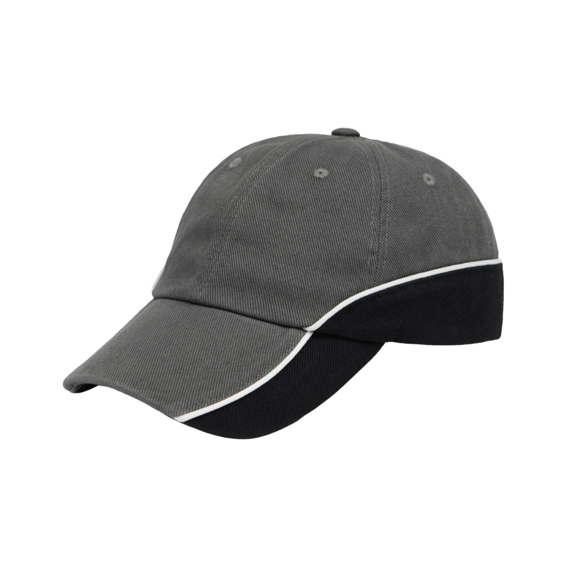 L25UAB001CHA LOCKHEED MARTIN Blocking Reflective Piping Cotton Ball Cap Charcoal