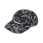 Supreme Floral Jacquard Camp Cap Black - 25SS