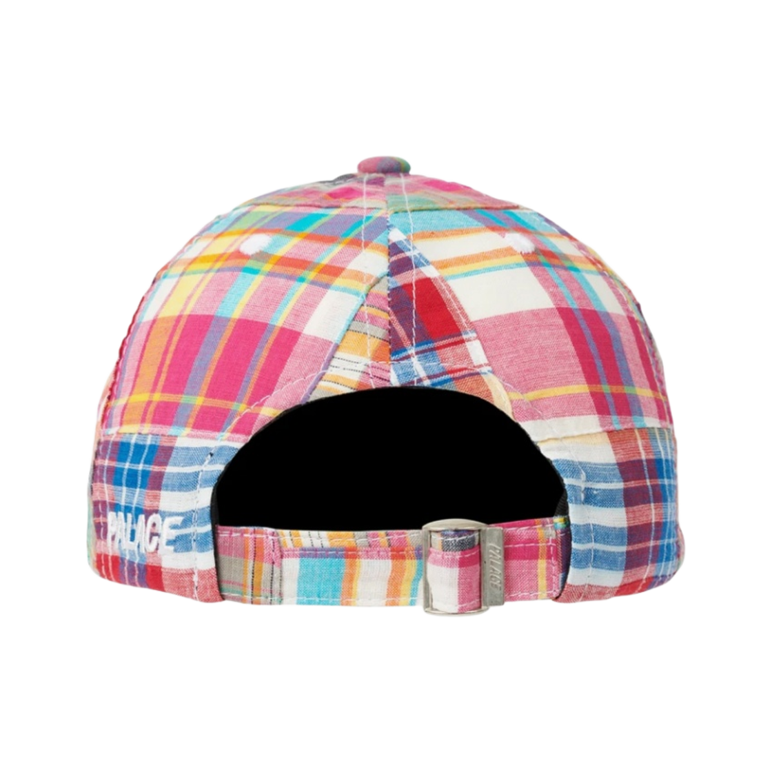 팔라스 체크 P 6-패널 캡 핑크 마드라스 - 21SS(Palace Check P 6-Panel Pink Madras - 21SS) - 3