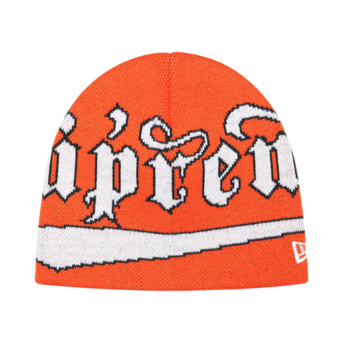 - Supreme New Era Accent Beanie Orange - 24FW