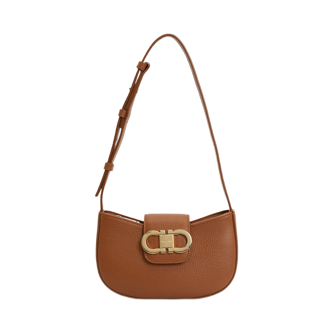 220947-785945 Ferragamo Gancini Shoulder Bag Brown - 대표 이미지 #1
