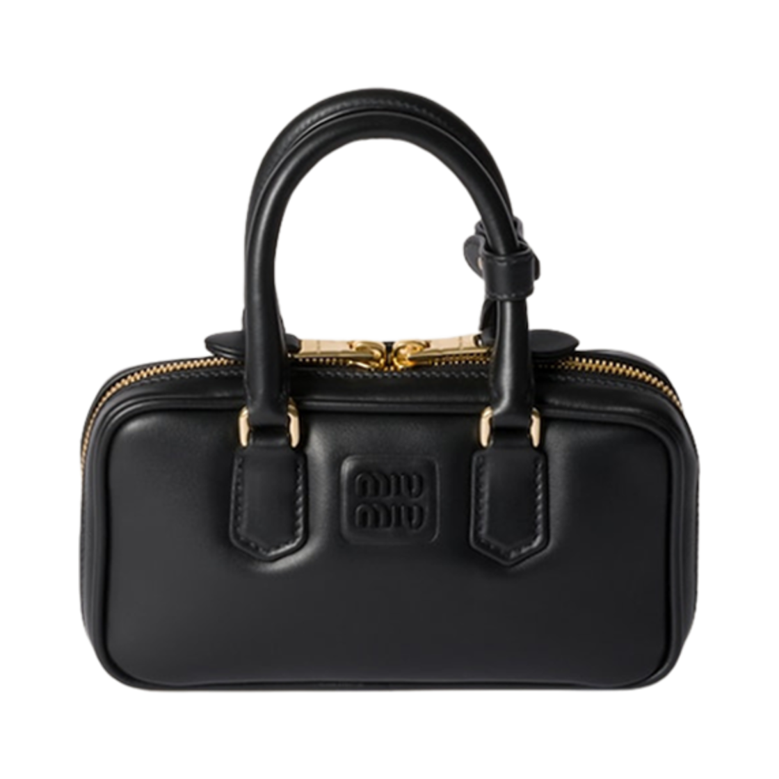 미우 미우 아르카디 레더 미니백 블랙(Miu Miu Arcadie Leather Mini-Bag Black)