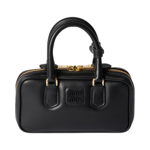5BP088-ACR3-F0002 Miu Miu Arcadie Leather Mini-Bag Black