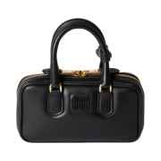 Miu Miu Arcadie Leather Mini-Bag Black