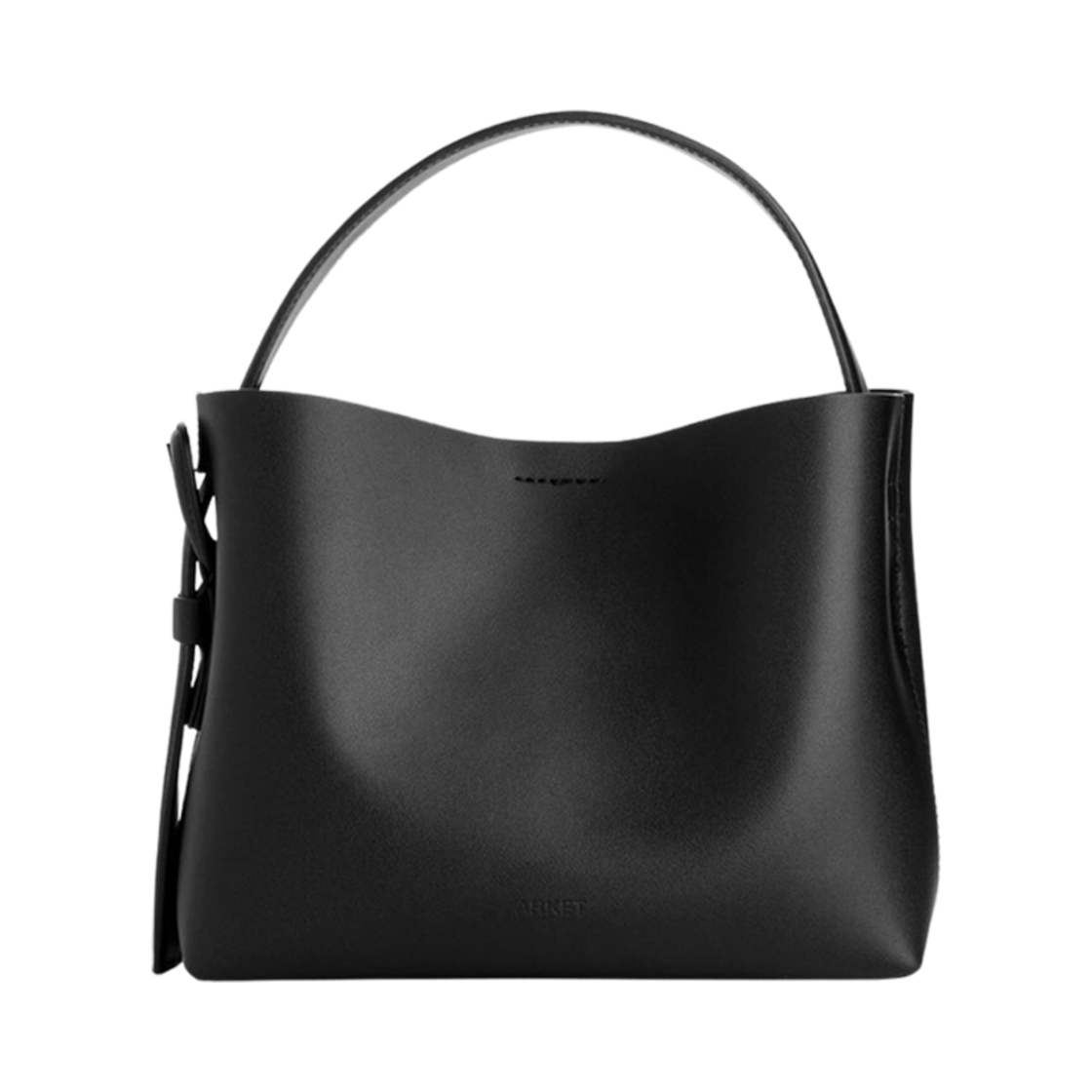 1169636-001 Arket Leather Crossbody Bag Black