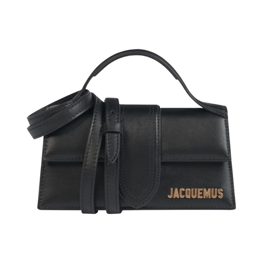 213BA006-3000-990 Jacquemus Le Bambino Small Crossbody Strap Bag Black