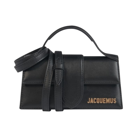 213BA006-3000-990 Jacquemus Le Bambino Small Crossbody Strap Bag Black