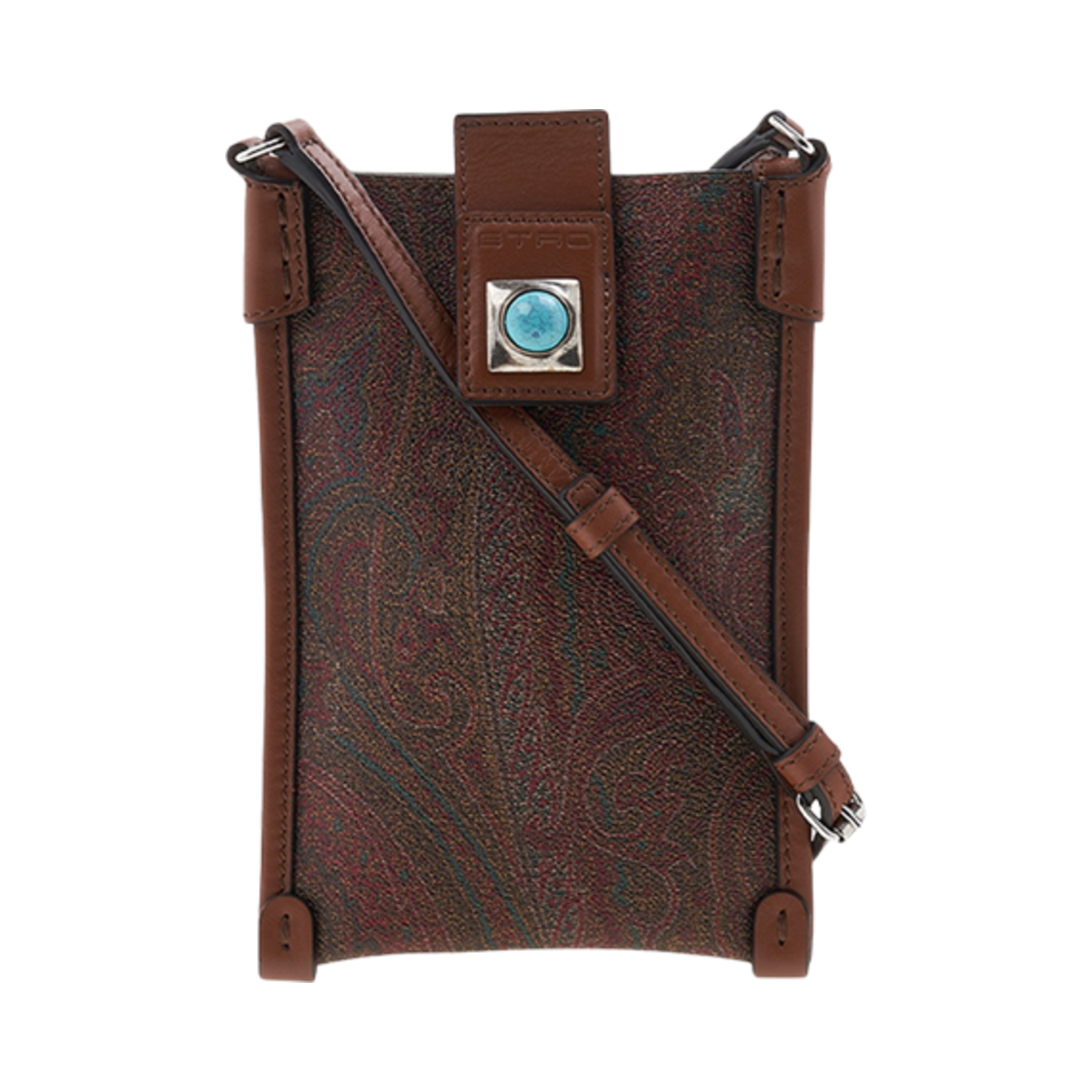 에트로 페이즐리 폰 파우치 브라운(Etro Paisley Phone Pouch Brown) - 1