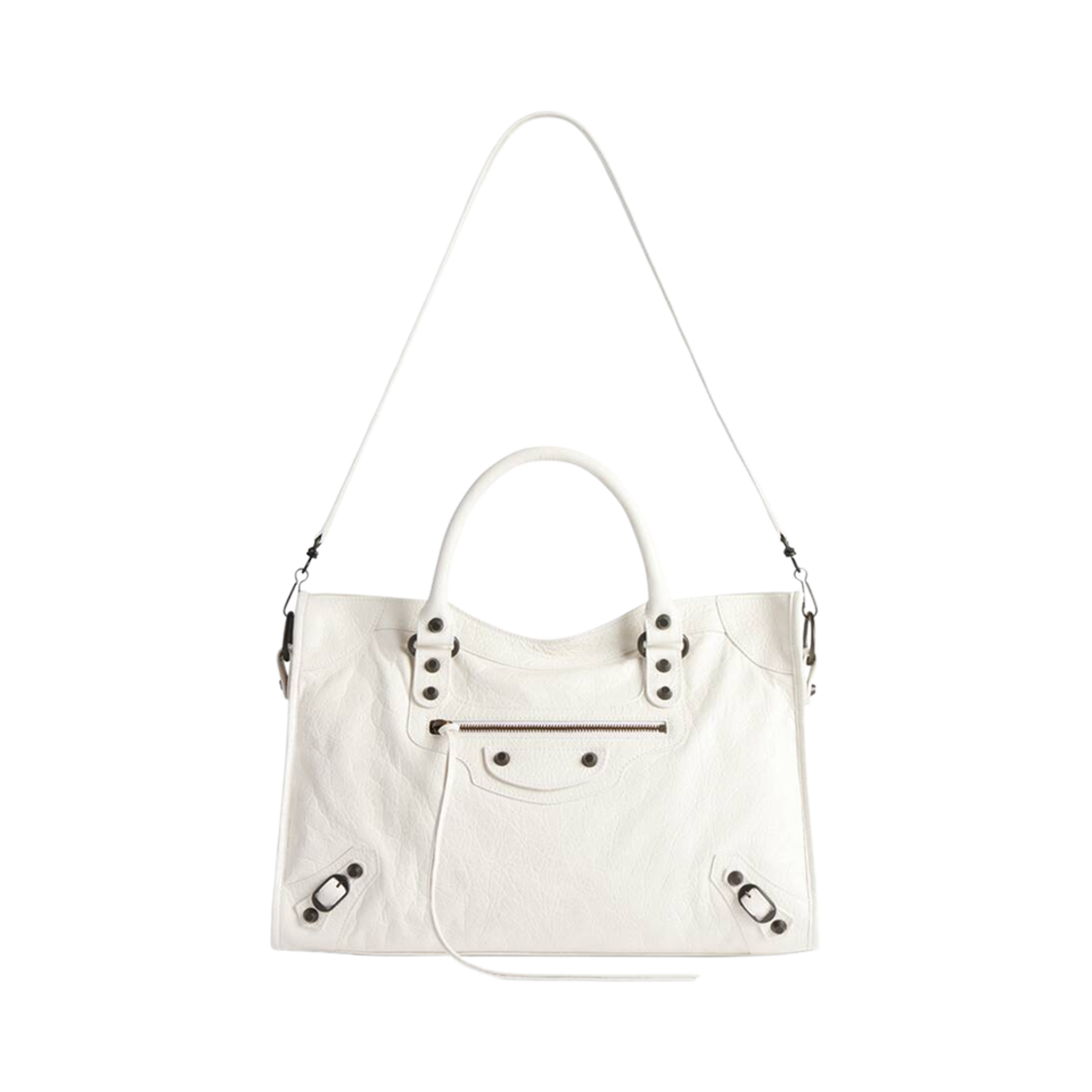 발렌시아가 르 시티 미디움 백 화이트(Balenciaga Le City Medium Bag White) - 4