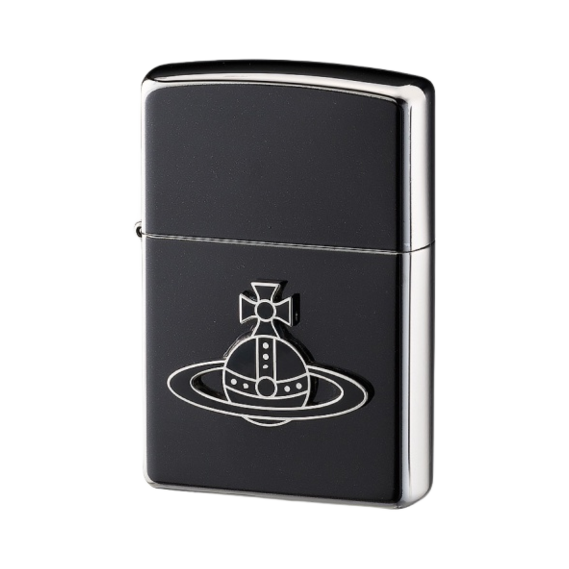 505253221/12180023 Vivienne Westwood Enamel Orb Zippo Lighter Black