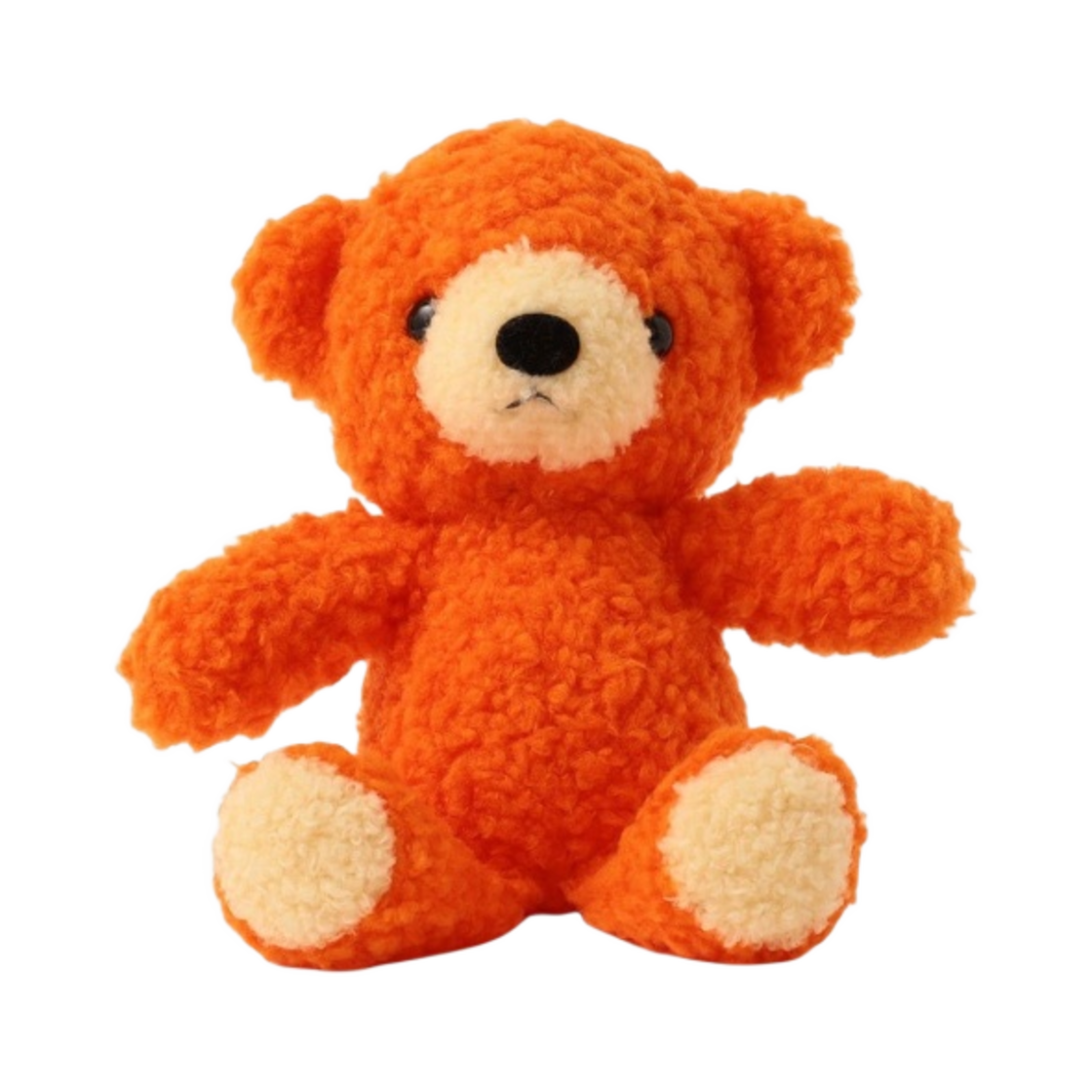 빔즈 x 도신 비스포크 플러피 스터프드 베어 S 오렌지(Beams x Dousin Bespoke Fluffy Stuffed Bear S Orange)
