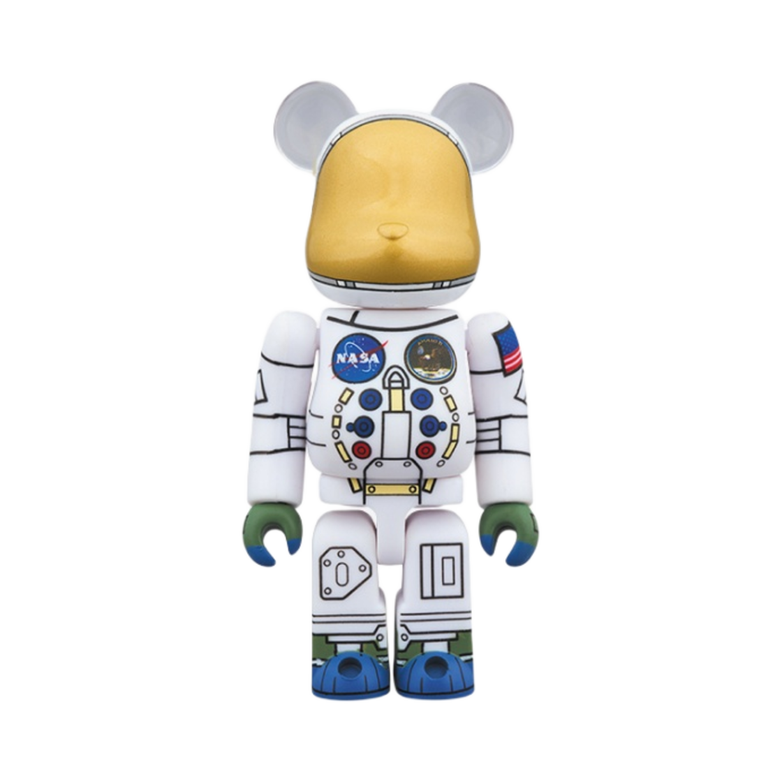 베어브릭 아폴로 11호 달 착륙 50주년 1969 아스트로넛 100% & 400% 세트(Bearbrick 50th Anniversary Of The Apollo 11 Moon Landing 1969 Astronaut 100% & 400% Set) - 3