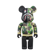 Bearbrick x BAPE Camo Shark Green 400%