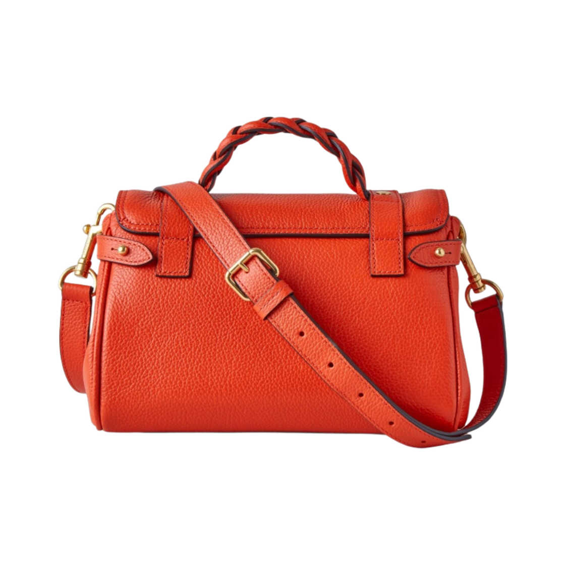 멀버리 스몰 클래식 그레인 미니 알렉사 코랄 오렌지(Mulberry Small Classic Grain Mini Alexa Coral Orange) - 3