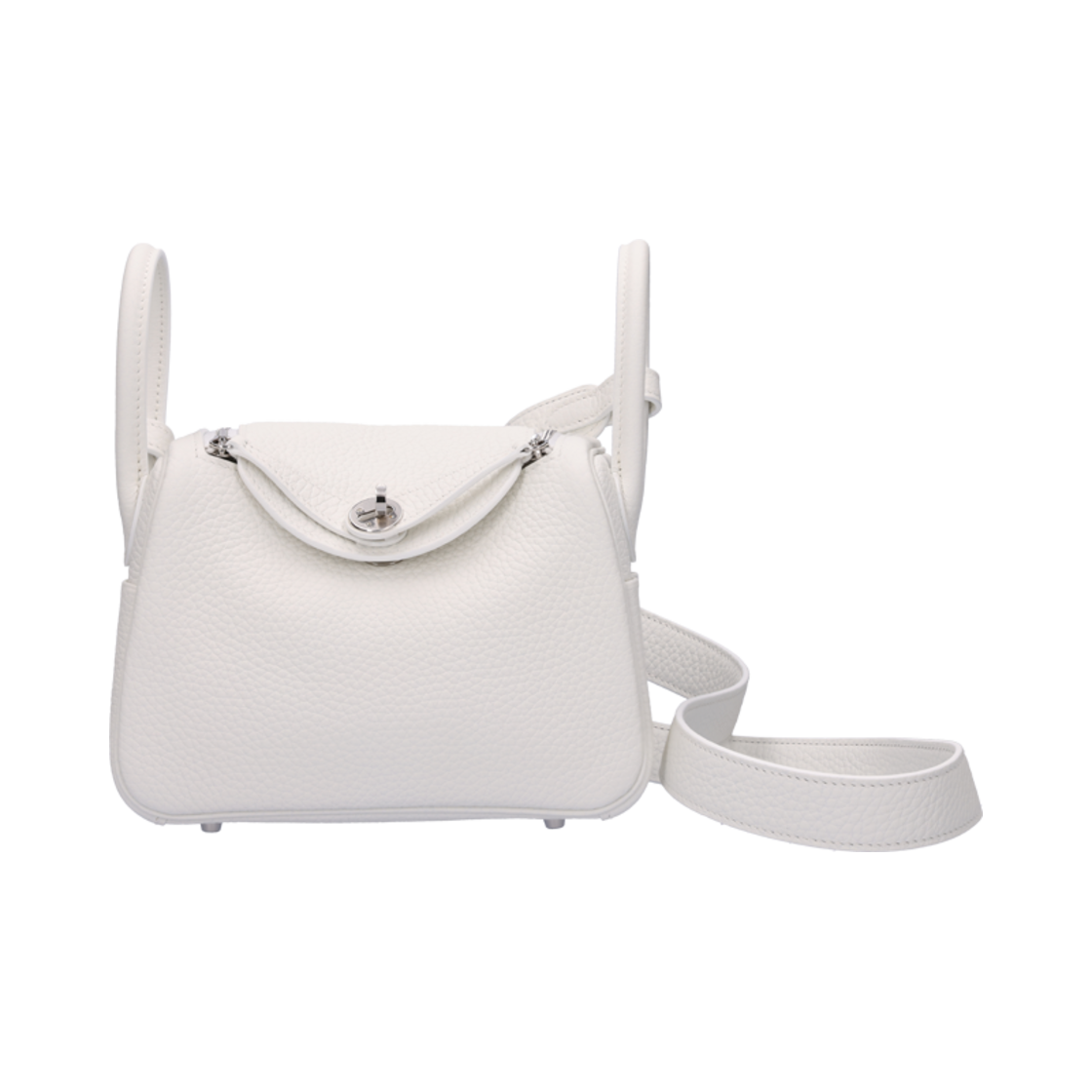 에르메스 H079086CK0U 린디 미니백 클레망스 뉴 화이트 은장