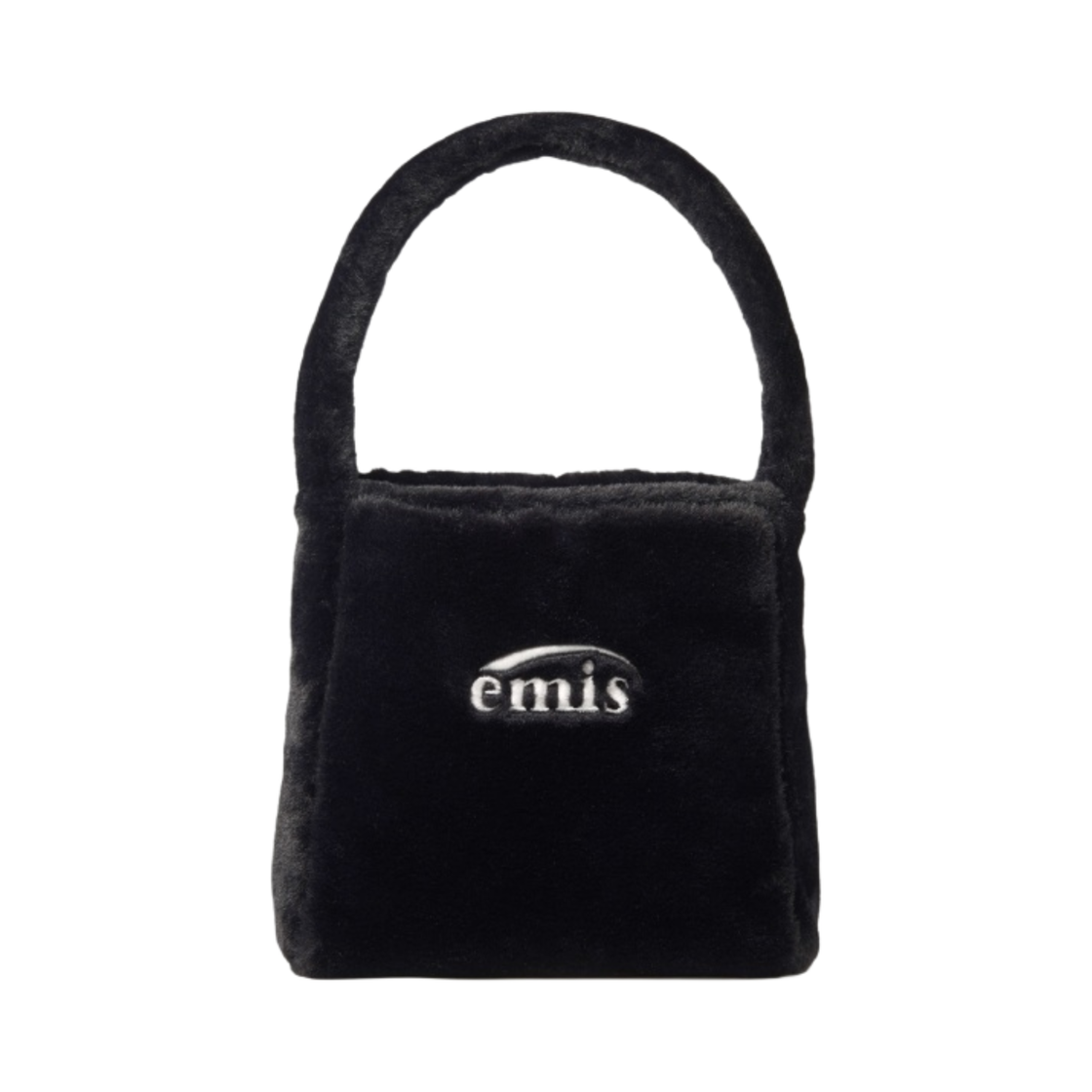 이미스 뉴 로고 퍼 백 블랙(Emis New Logo Fur Bag Black)