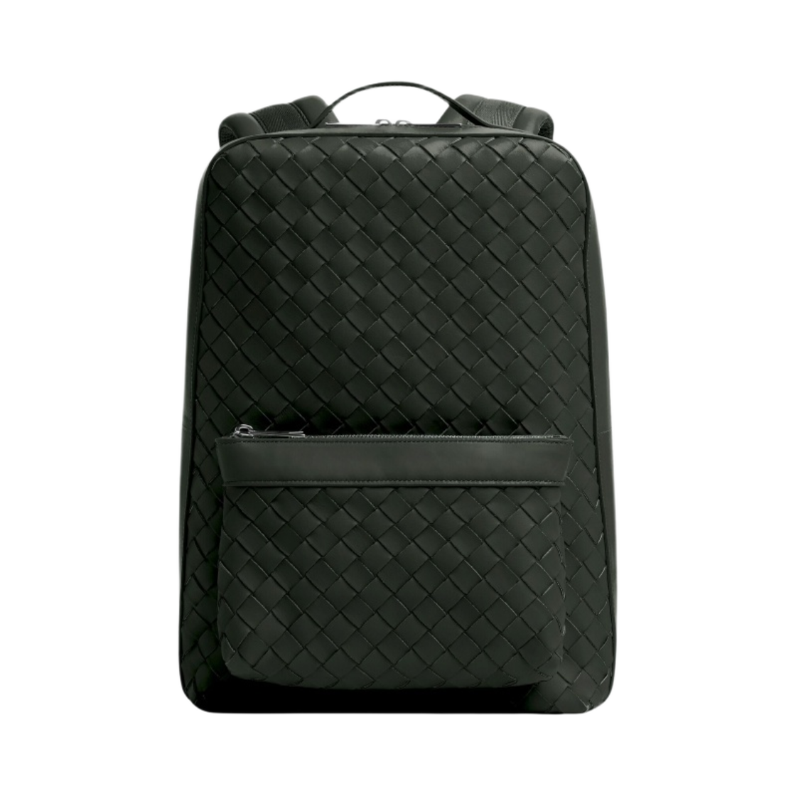 보테가 베네타 스몰 인트레치아토 백팩 다크 그린(Bottega Veneta Small Intrecciato Backpack Dark Green) - 1