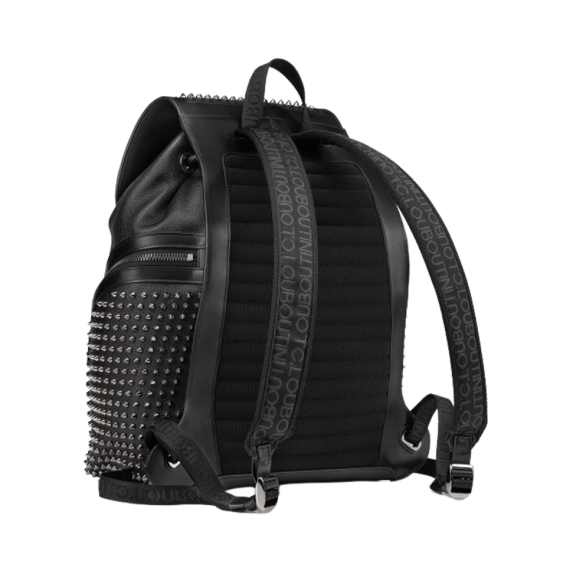 크리스찬 루부탱 펑키 카프 레더 스파이크 백팩 블랙(Christian Louboutin Funky Calf Leather and Spikes Backpack Black) - 2