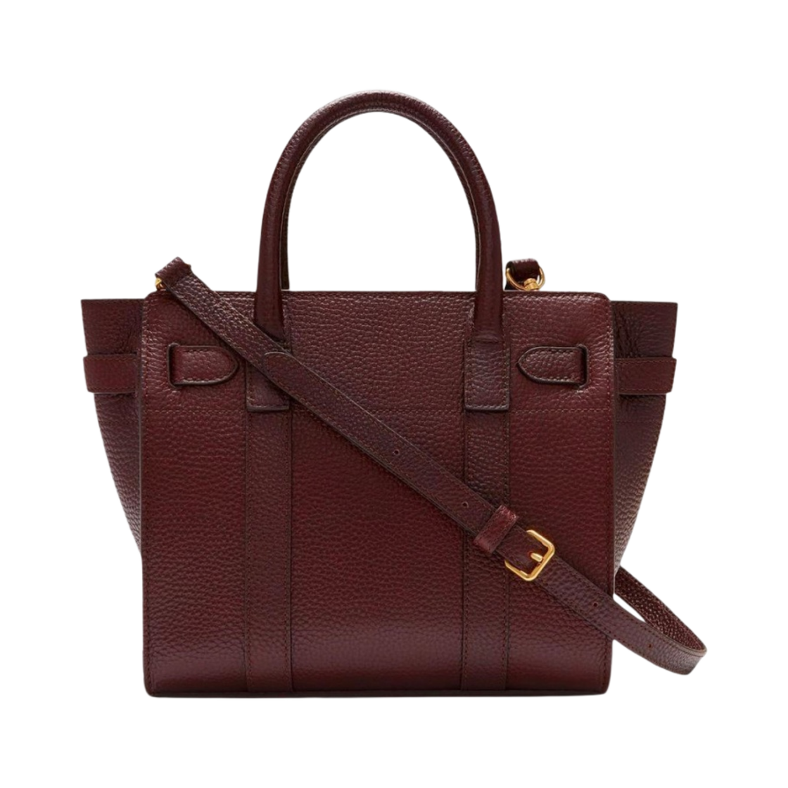 멀버리 스몰 클래식 그레인 미니 지퍼 베이스워터 옥스블러드(Mulberry Small Classic Grain Mini Zipped Bayswater Oxblood) - 2