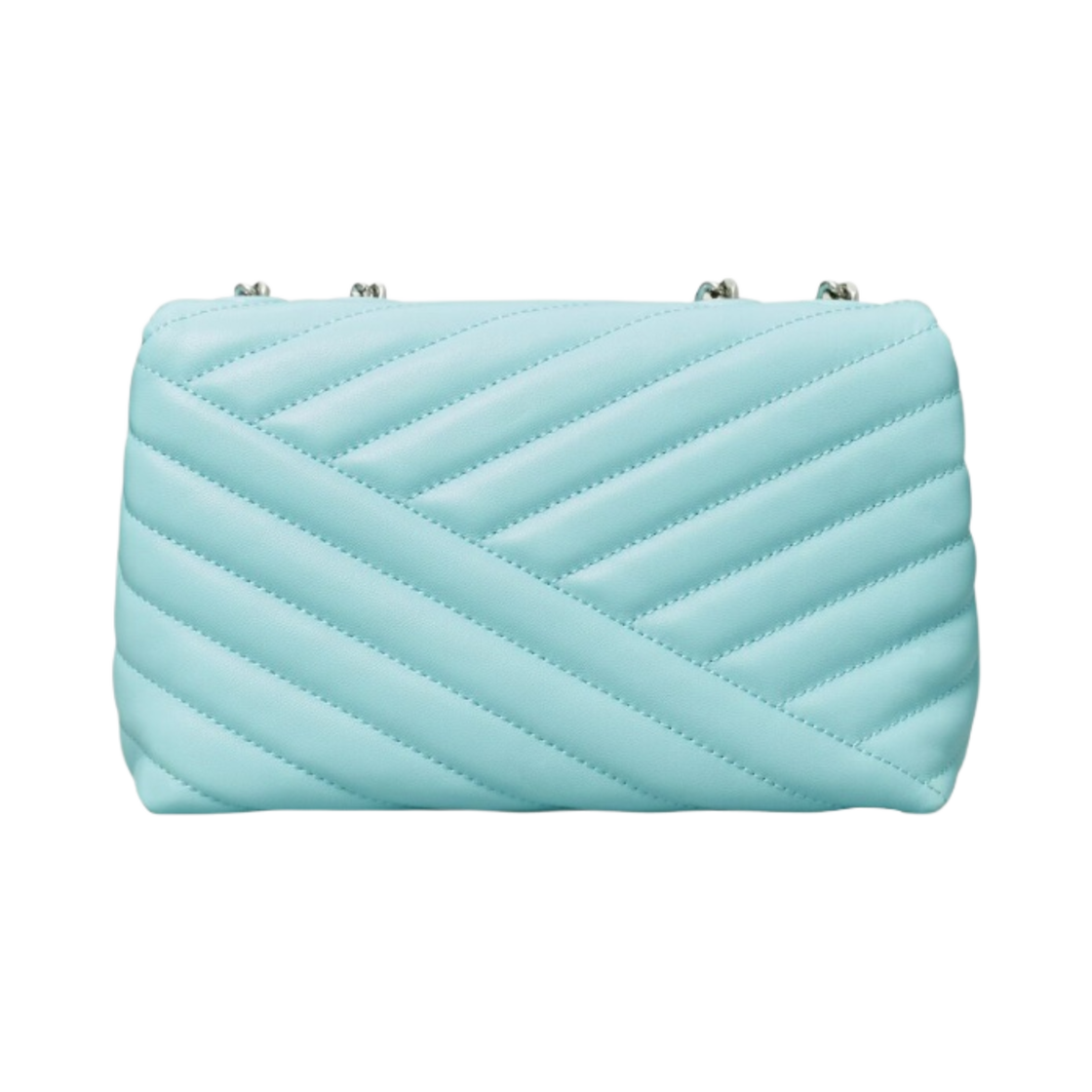 토리버치 키라 쉐브론 스몰 컨버터블 숄더백 라이트 셀레스트(Tory Burch Kira Chevron Small Convertible Shoulder Bag Light Celeste) - 3