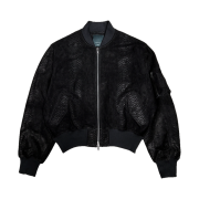 Undermycar Black Mamba Effect Matt Suede MA-1 Matt Black - 25SS
