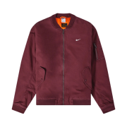 Nike Life Woven Flight Jacket Night Maroon - Asia