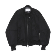 Haleine Biker Wool Blouson Black