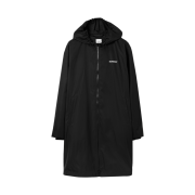 Burberry Ice Cream Print Nylon Hooded Coat Black