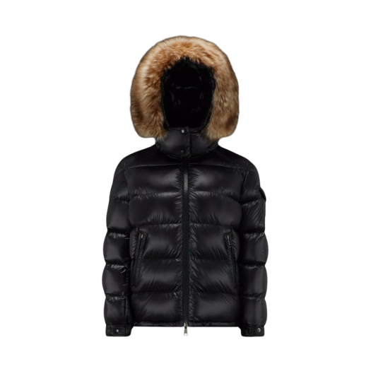 (W) Moncler Mairefur Short Down Jacket Black - 23FW