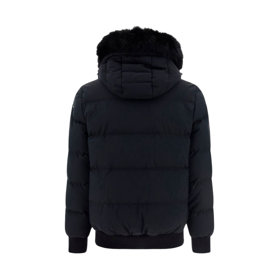 무스너클 스태그 봄버 블랙 폭스 퍼 골드 메탈 블랙(Moose Knuckles Stagg Bomber Black Fox Fur Gold Metal Black) - 2