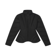(W) Khy Sculpted Puffer Jacket Black