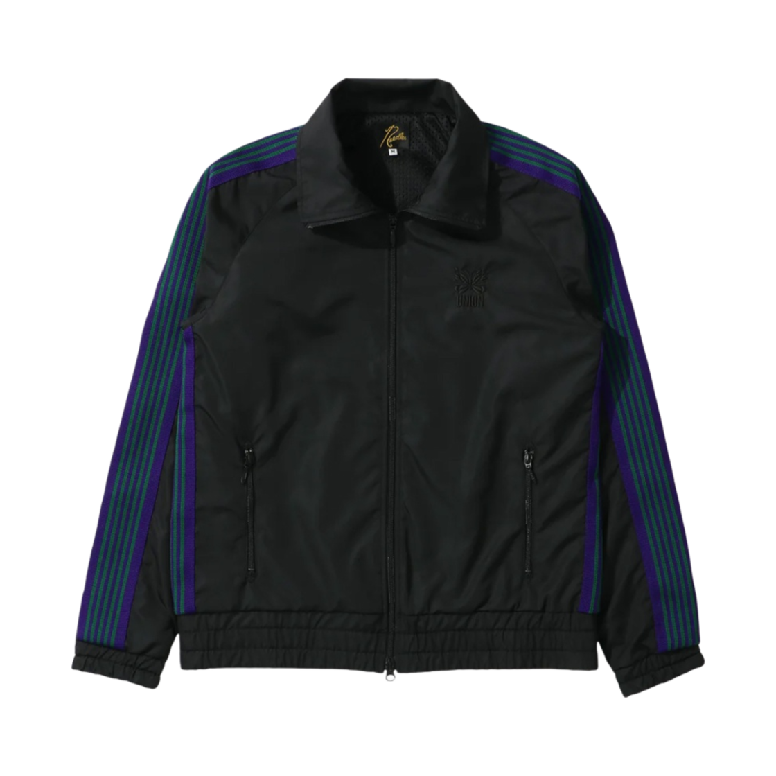 니들스 x 유니온 윈드브레이커 폴리 트랙 자켓 블랙 | Needles | KREAM