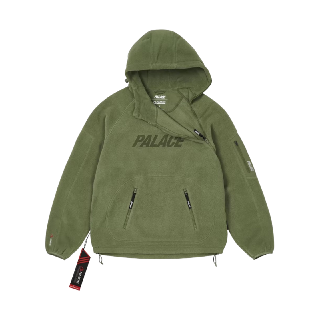 팔라스 폴라텍 벤터 후드 자켓 올리브 - 22FW(Palace Polartec Venter Hood Jacket Olive - 22FW) - 2