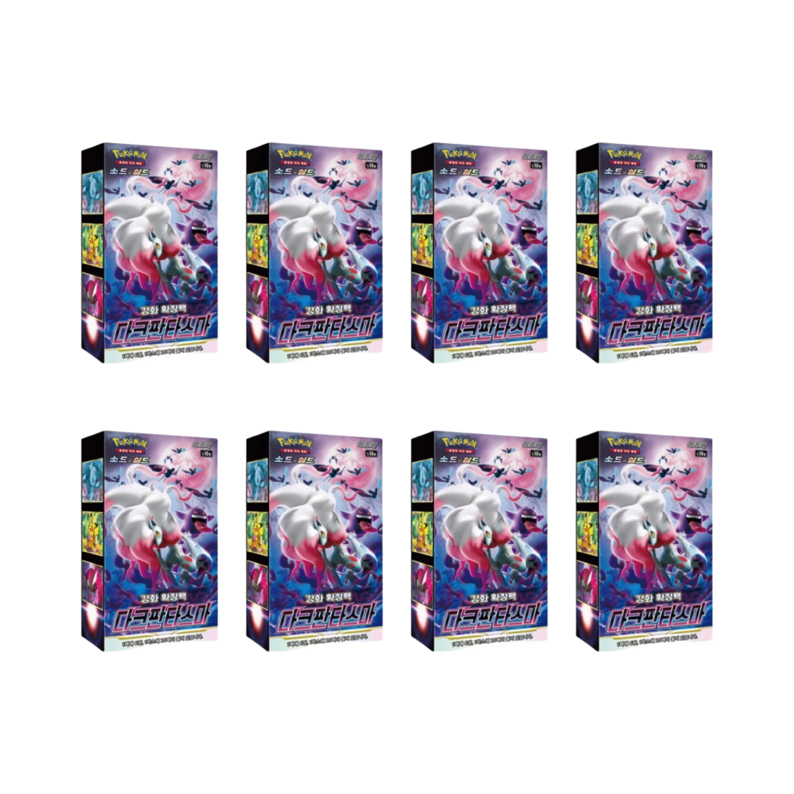 포켓몬 TCG 소드 & 실드 강화 확장팩 다크 판타스마 8박스 (총 160팩)(Pokemon TCG Sword & Shield Enhanced Expansion Pack Dark Phantasma 8 Boxes (Total Pack of 160))