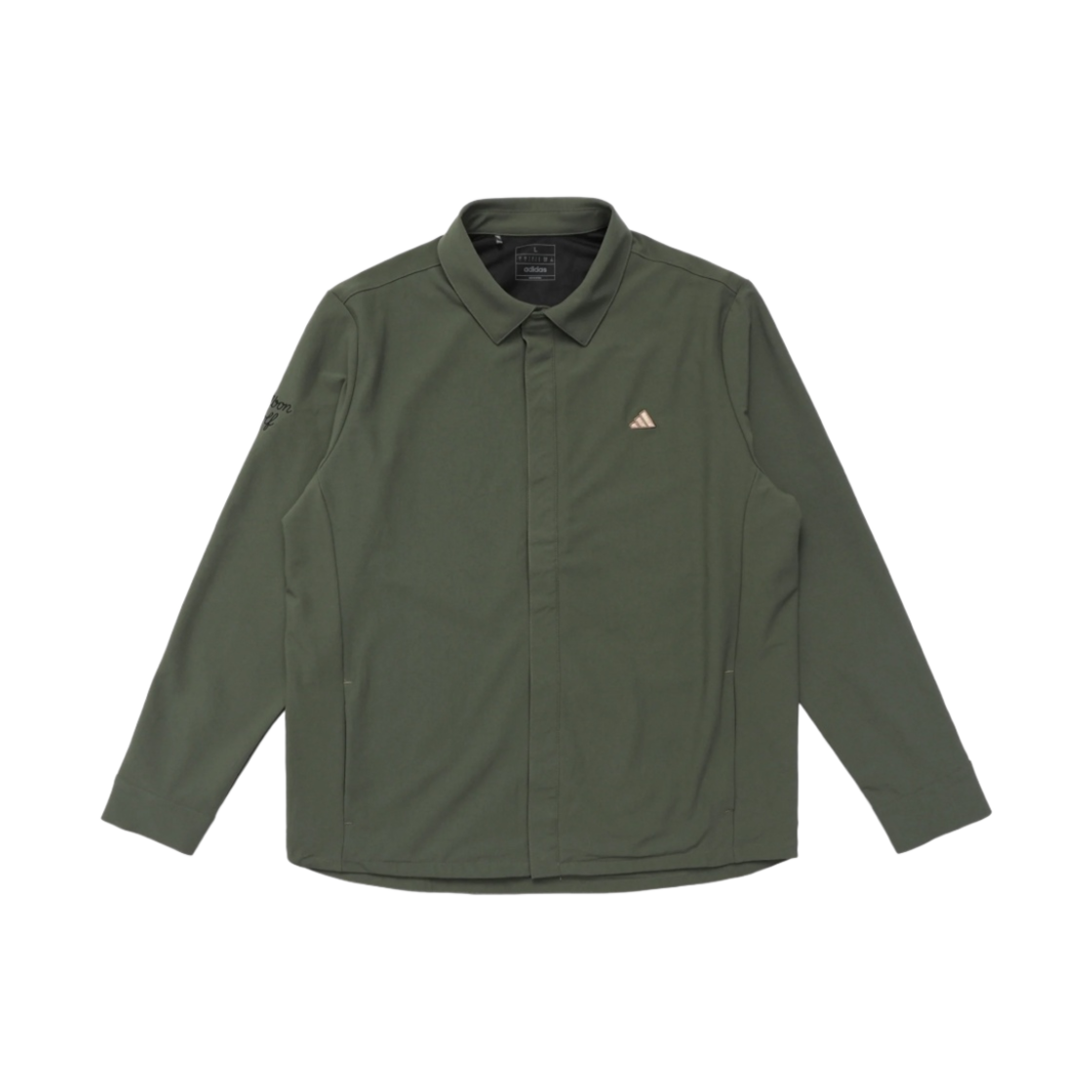- Malbon Golf x Adidas Go-To Shirt Jacket Olive Strata