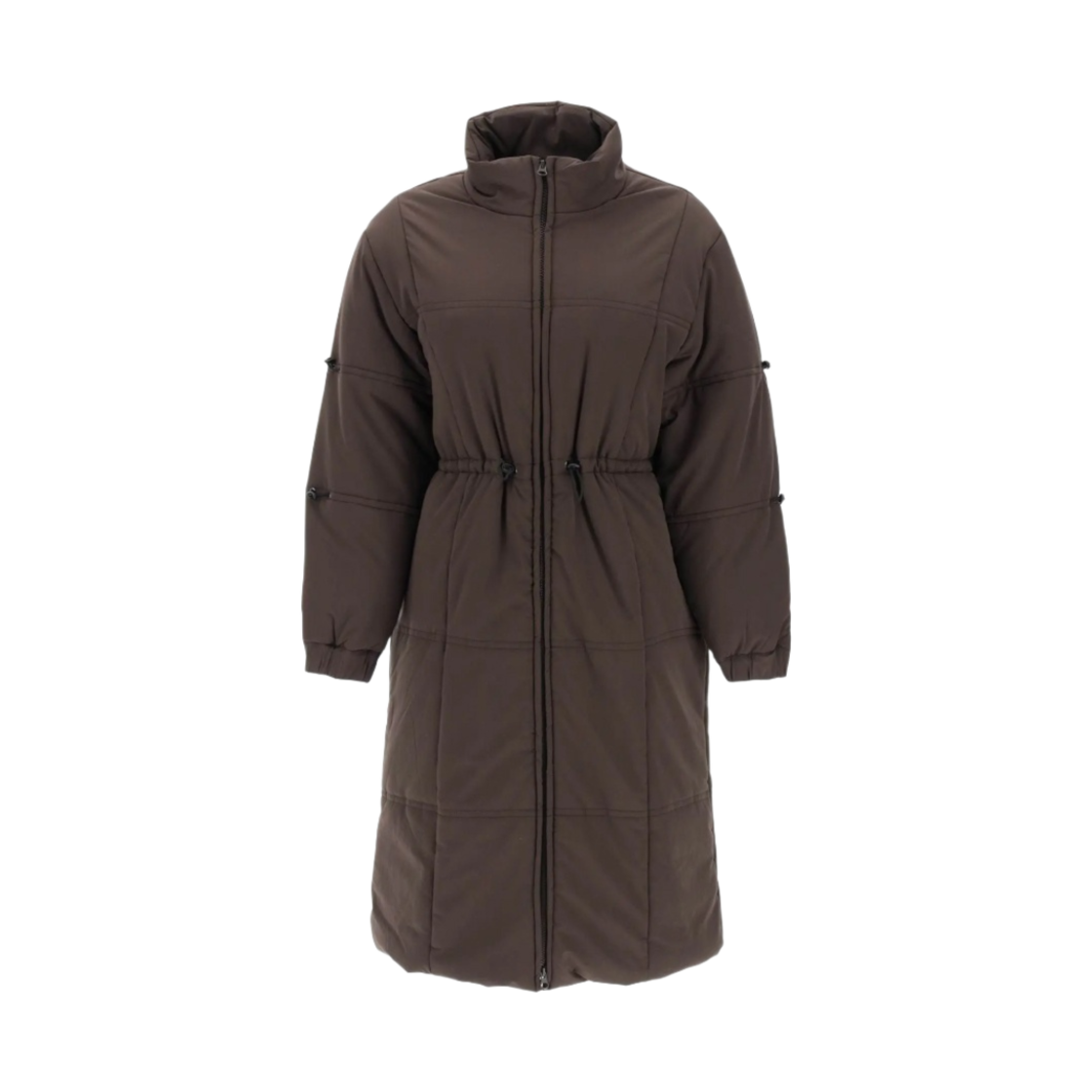 PF0301 (W) Paloma Wool Mist Long Puffer Jacket Brown