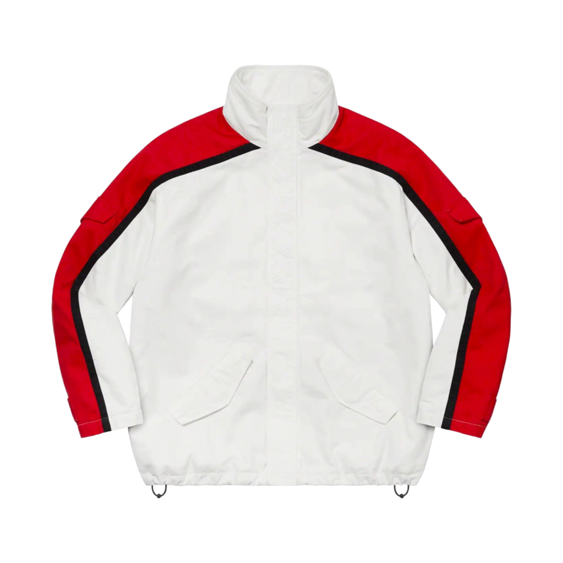 슈프림 브러쉬드 트윌 집 자켓 화이트 - 22FW(Supreme Brushed Twill Zip Jacket White - 22FW) - 2