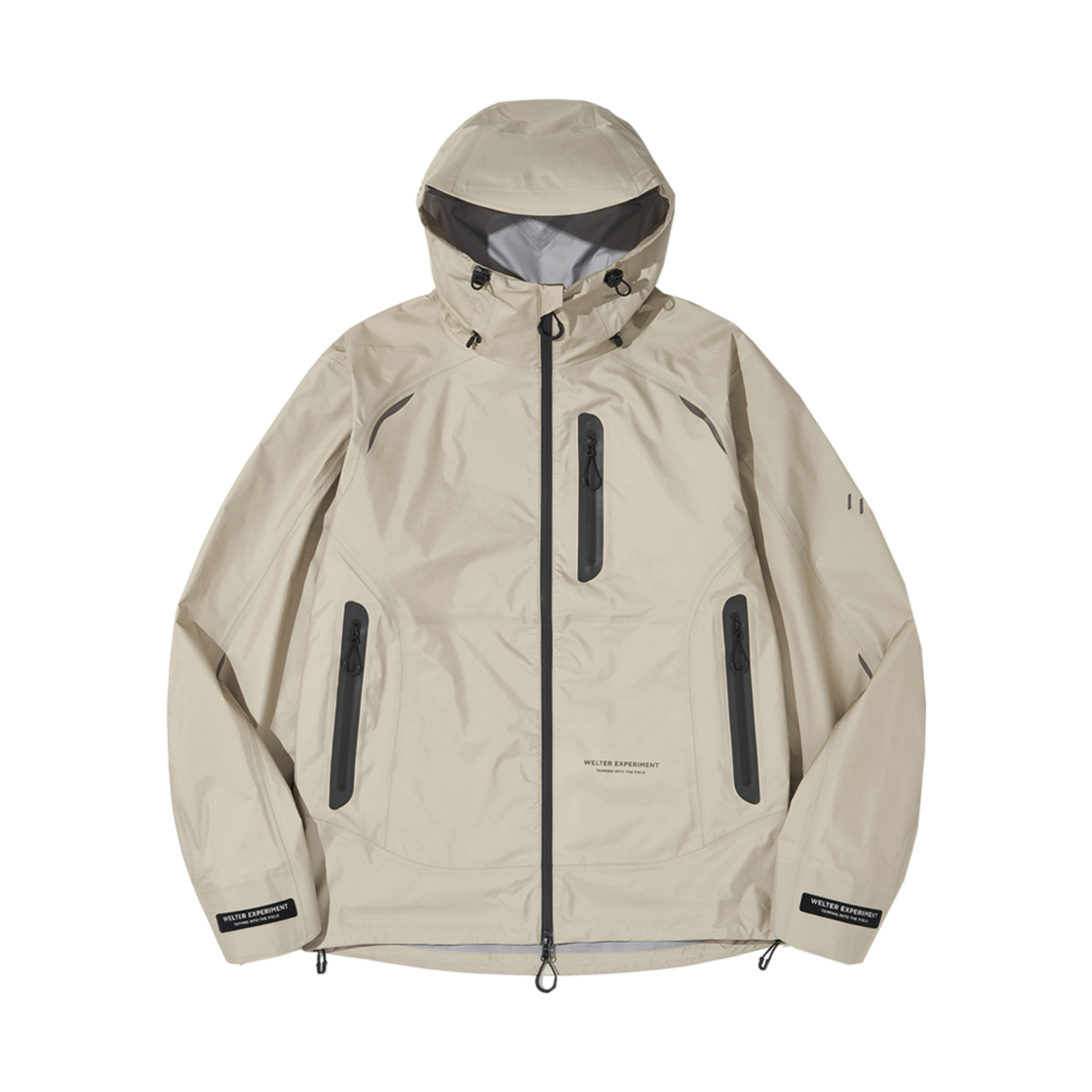 WOL064 Welter Experiment 3Layer Slit Reflective Hard Shell Jacket Cream