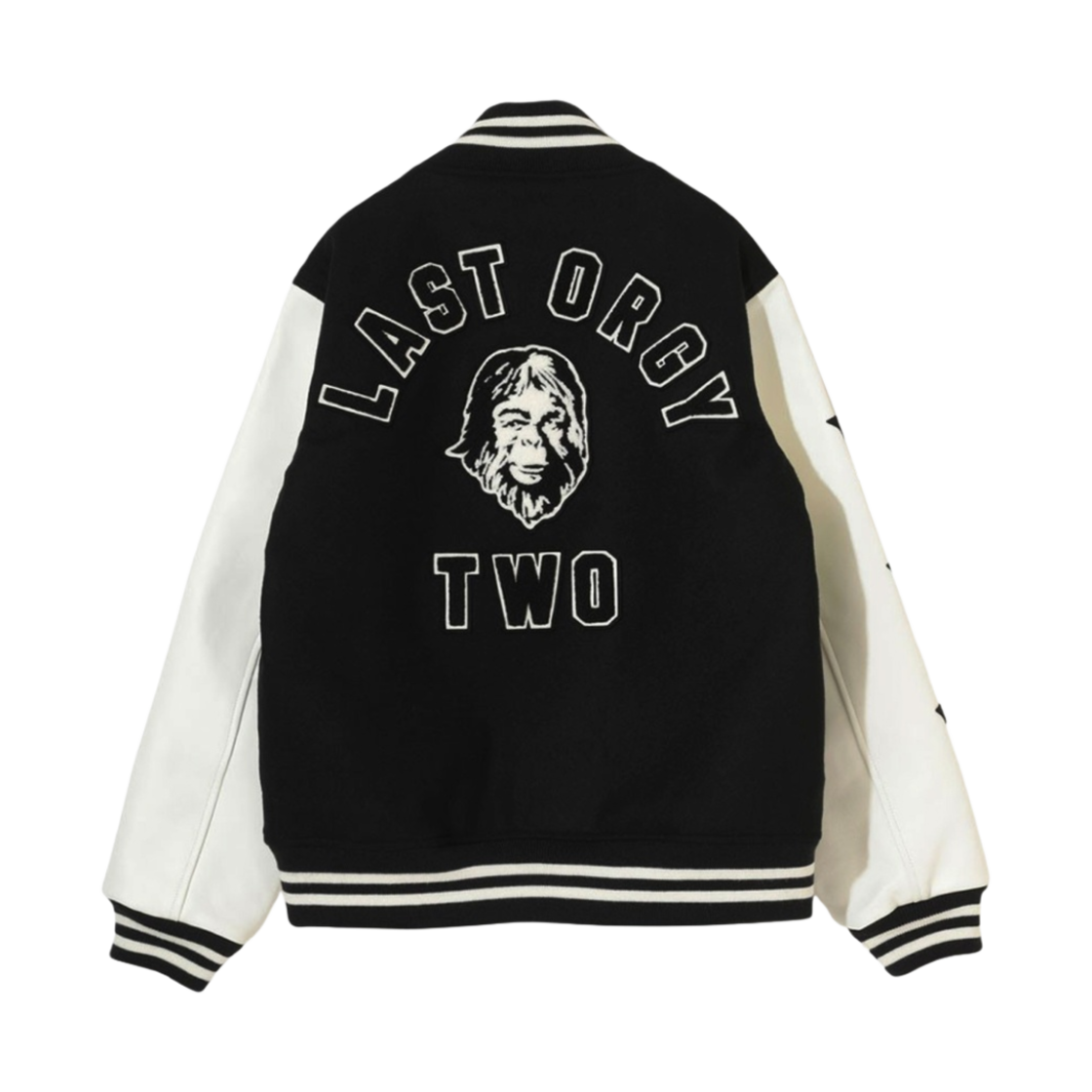 휴먼 메이드 x 언더커버 라스트 올지 2 바시티 자켓 블랙(Human Made x Undercover Last Orgy 2 Varsity Jacket Black) - 2