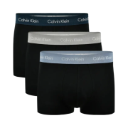 Calvin Klein Cotton Stretch 3-pack Low Rise Trunk Black