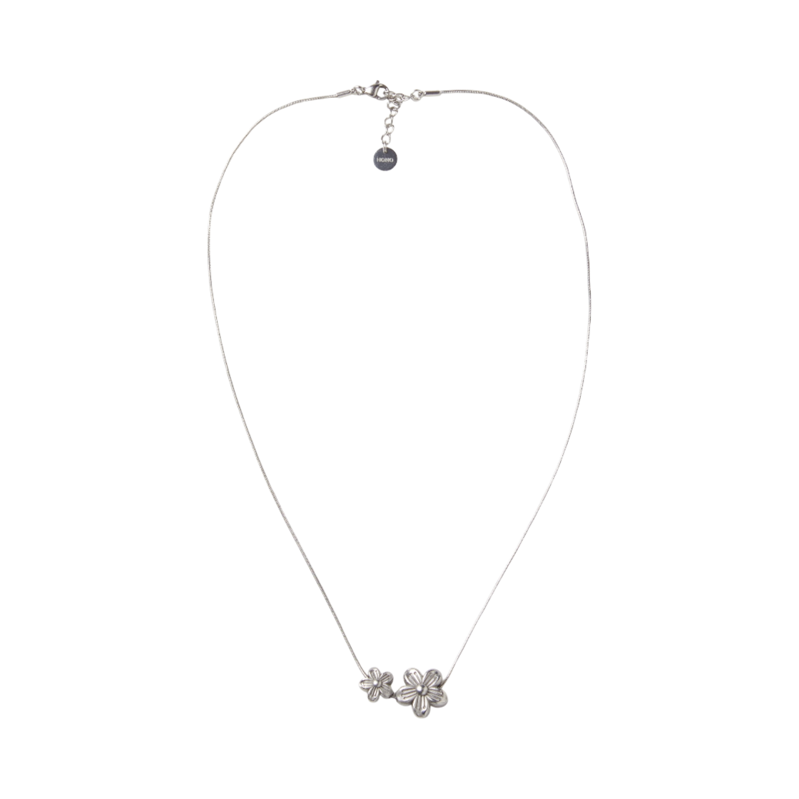 3 NL Hono Report Twin Flowers Necklace