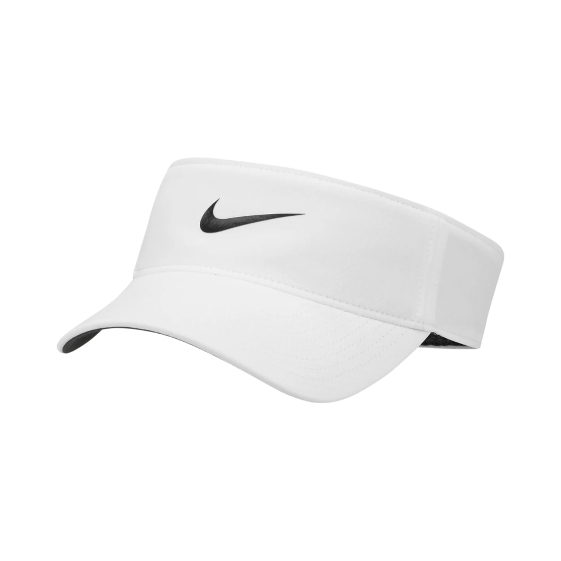FB5630-100 Nike Dri-Fit Ace Swoosh Visor White Anthracite Black