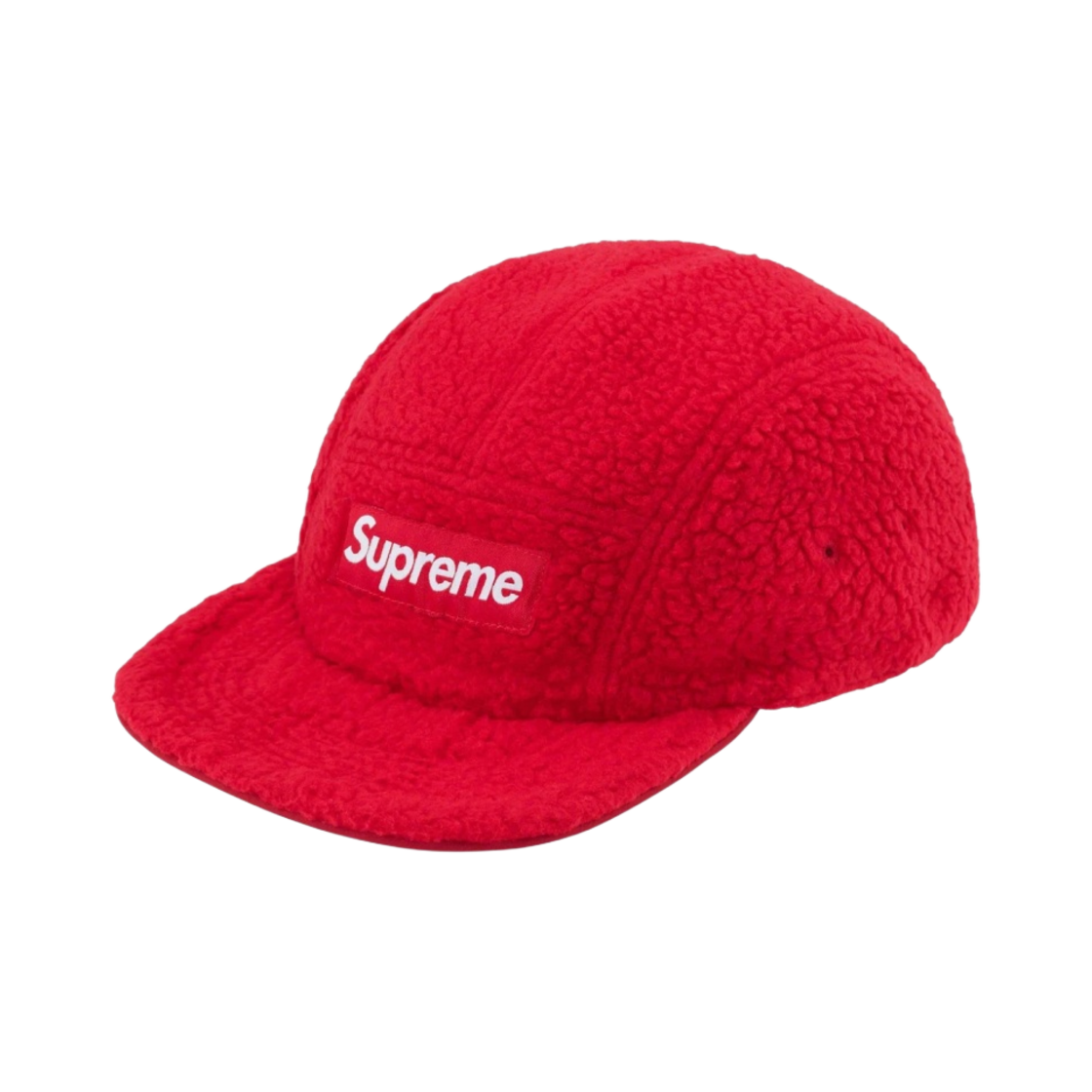 슈프림 폴라텍 셔링 리버시블 캠프캡 레드 - 23FW(Supreme Polartec Shearling Reversible Camp Cap Red - 23FW) - 3