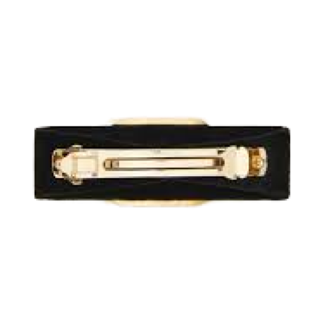 (W) 페라가모 뉴 바라 플레이트 헤어 클립 블랙((W) Ferragamo New Vara Plate Hair Clip Black) - 2